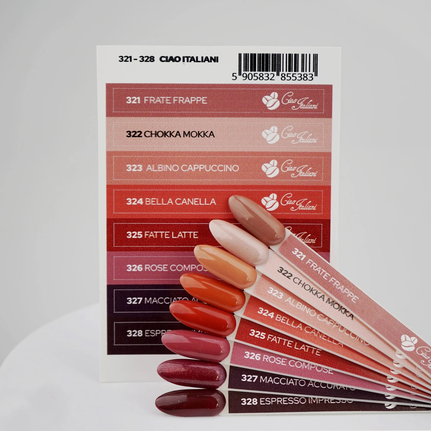 Yoshi Ciao Italiani Collection – 321 t/m 328 + Gratis Colourpop Stickers