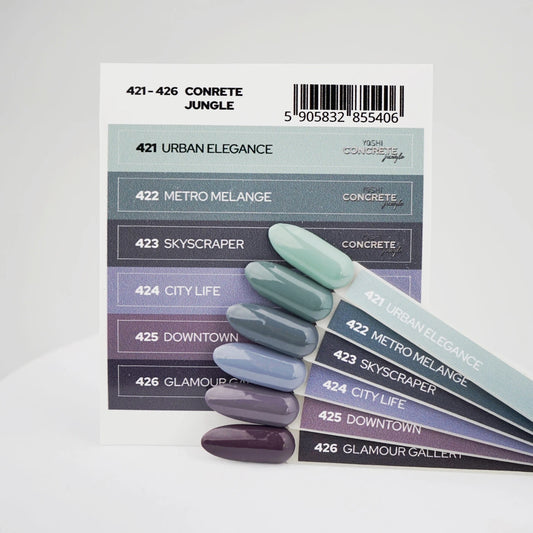 Yoshi Concrete Jungle Collection – 421 t/m 426 + Gratis Colourpop Stickers