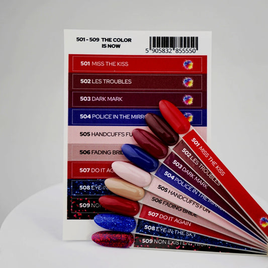 Yoshi The Colour Is Now Collection – 501 t/m 509 + Gratis Colourpop Stickers