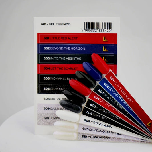 Yoshi Essence Collection – 601 t/m 610 + Gratis Colourpop Stickers