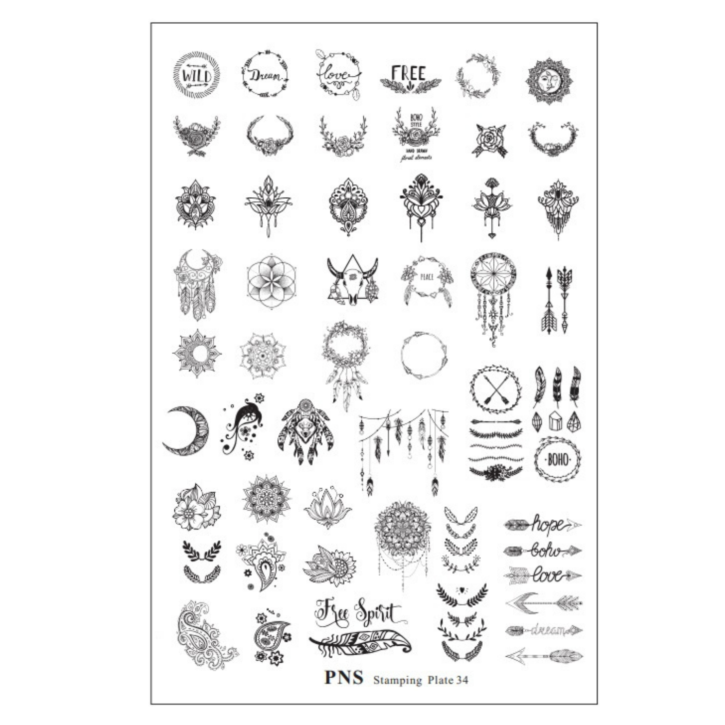 PNS Stamping Plate 34