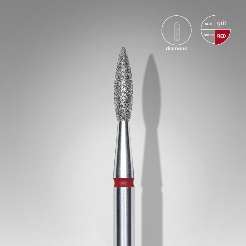 Staleks Diamond Nail Bit "Flame Sharp" FA11R021/8