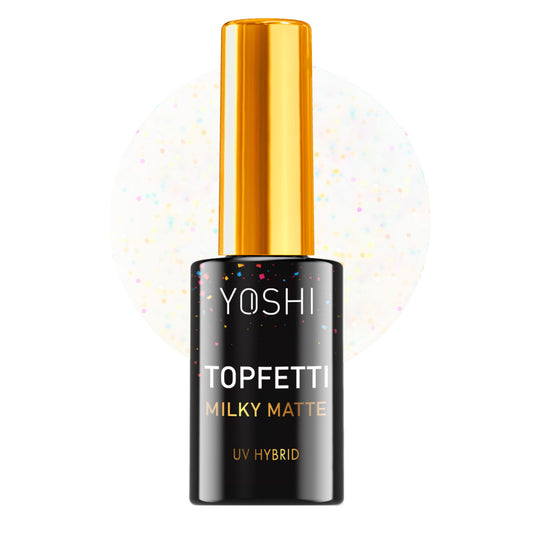 Yoshi Top Coat - Topfetti Milky Mat