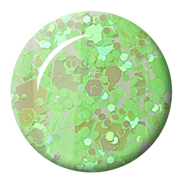 Seduce® Nail Art Glitter Gel in de kleur mint groen