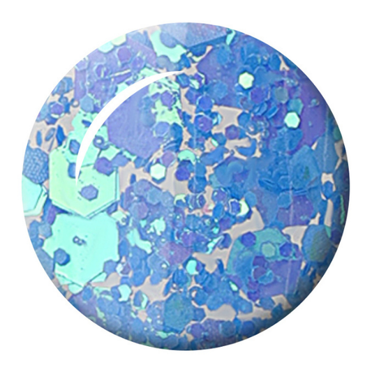 Seduce® Nail Art Glitter Gel in de kleur blauw