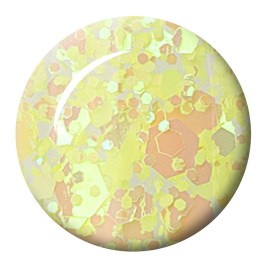 Seduce® Nail Art Glitter Gel in de kleur geel