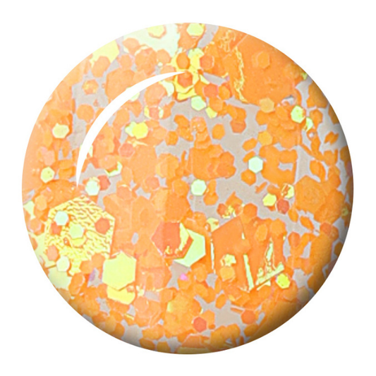 Seduce® Nail Art Glitter Gel in de kleur oranje