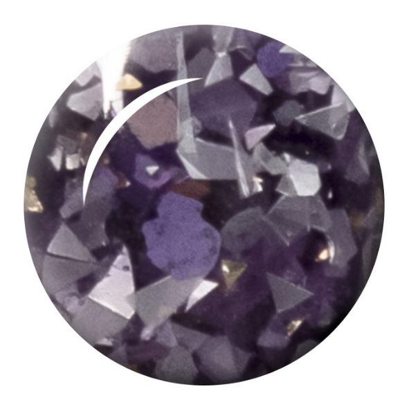 Seduce® Nail Art Glitter Flake Gel in de kleur wit, zwart, gold, paars